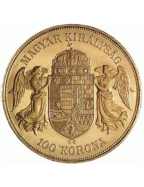 100 Korona Gold Coin - Hungarian - Image 2