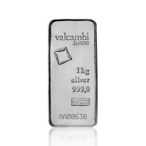 1 Kilo Silver Bar - Random Brand W / Assay 1 Kilo Silver Bar - Random Brand W / Assay