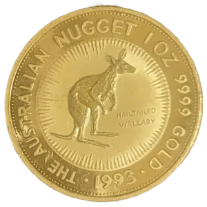 1 oz Australian Nugget 1993 - Gold Coin 1 oz Australian Nugget 1993 - Gold Coin