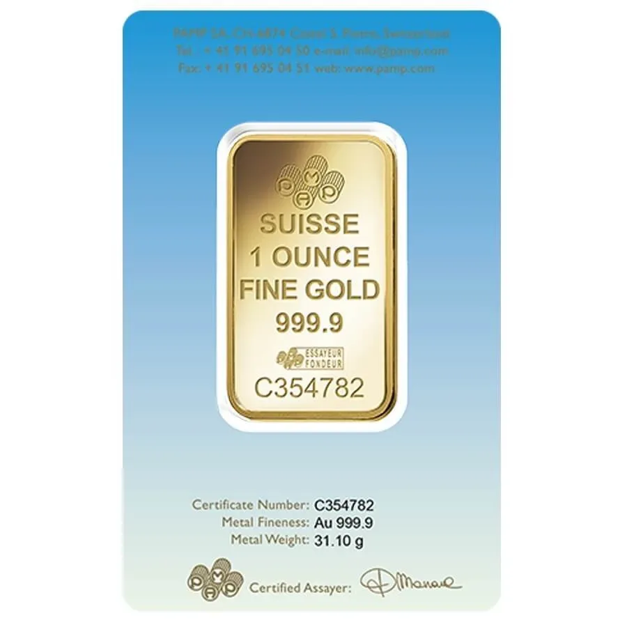 1 oz PAMP Suisse - Lakshmi Gold Bar(New w/Assay) - Image 2