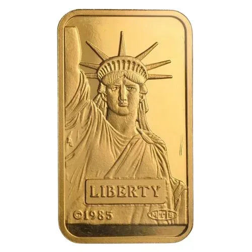 5 Gram Credit Suisse Gold Bar Statue of Liberty (In Assay) - Image 3