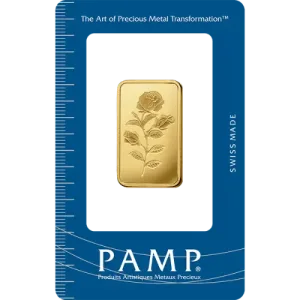 10 grams PAMP Suisse Rosa Gold Bar .9999 pure 10 grams PAMP Suisse Rosa Gold Bar .9999 pure