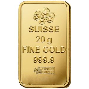 20 gram PAMP Suisse Rosa Gold Bar 20 gram PAMP Suisse Rosa Gold Bar