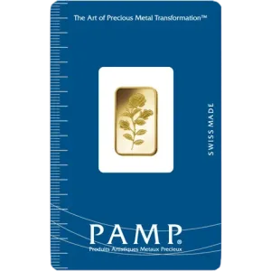 2.5 Grams PAMP Gold Rosa Bar 2.5 Grams PAMP Gold Rosa Bar