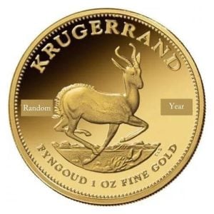 1 oz South African Gold Krugerrand coin(Random Year) 1 oz South African Gold Krugerrand coin(Random Year)