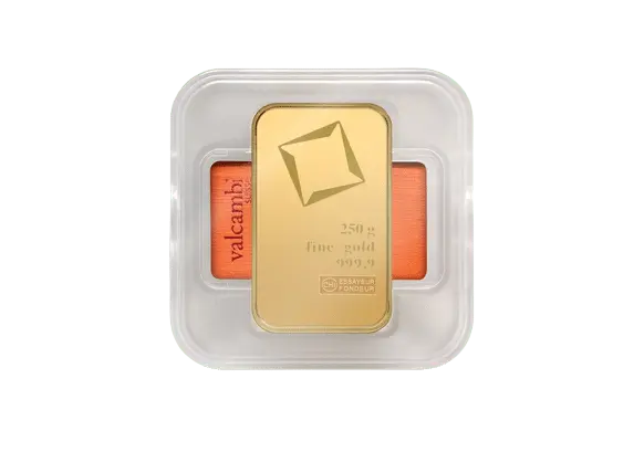 Valcambi 250 Gram Gold Bar ( with Assay )