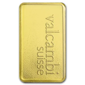 1 Gram Valcambi Gold Bar (New w/ Assay) 1 Gram Valcambi Gold Bar (New w/ Assay)