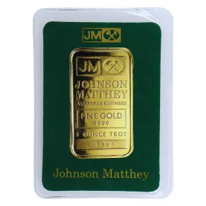 1 oz Johnson Matthey Gold Bar 1 oz Johnson Matthey Gold Bar