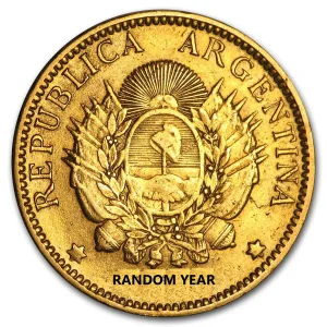 Argentina Gold 5 Peso's Coin (Random Year) Argentina Gold 5 Peso's Coin (Random Year)