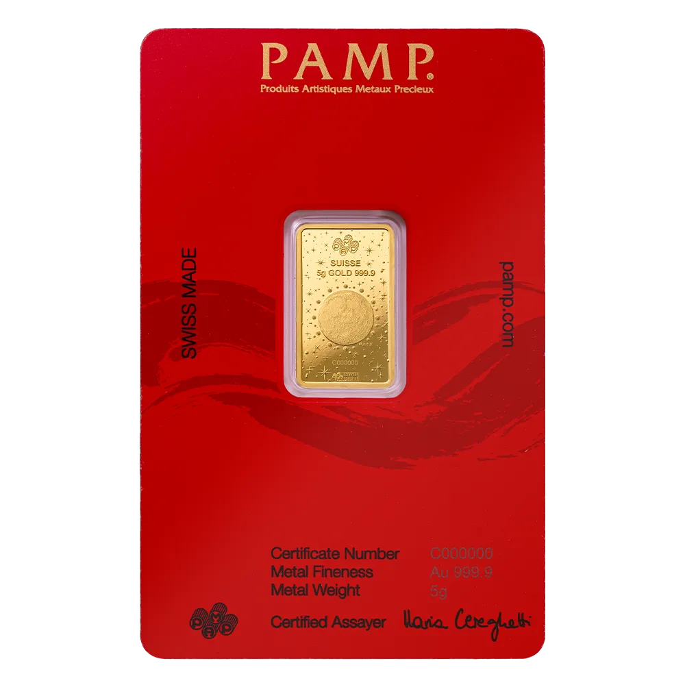 2025 5 Gram PAMP Gold Bar – Legend of the White Snake Goddess - Image 6