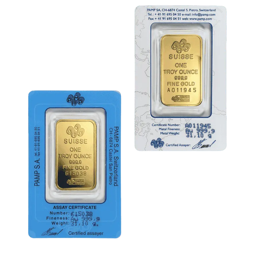 Vintage Assay - 1 oz Gold Bar PAMP Suisse Lady Fortuna .9999 Fine - Image 2