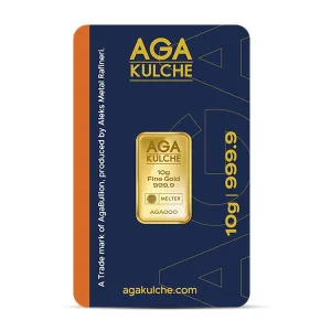10 Gram Gold Bar .9999 AGA KULCHE 10 Gram Gold Bar .9999 AGA KULCHE