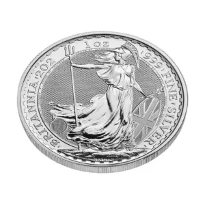 Great Britain 1 oz Silver Britannia Coins BU Random Years Tube of 25 Great Britain 1 oz Silver Britannia Coins BU Random Years Tube of 25