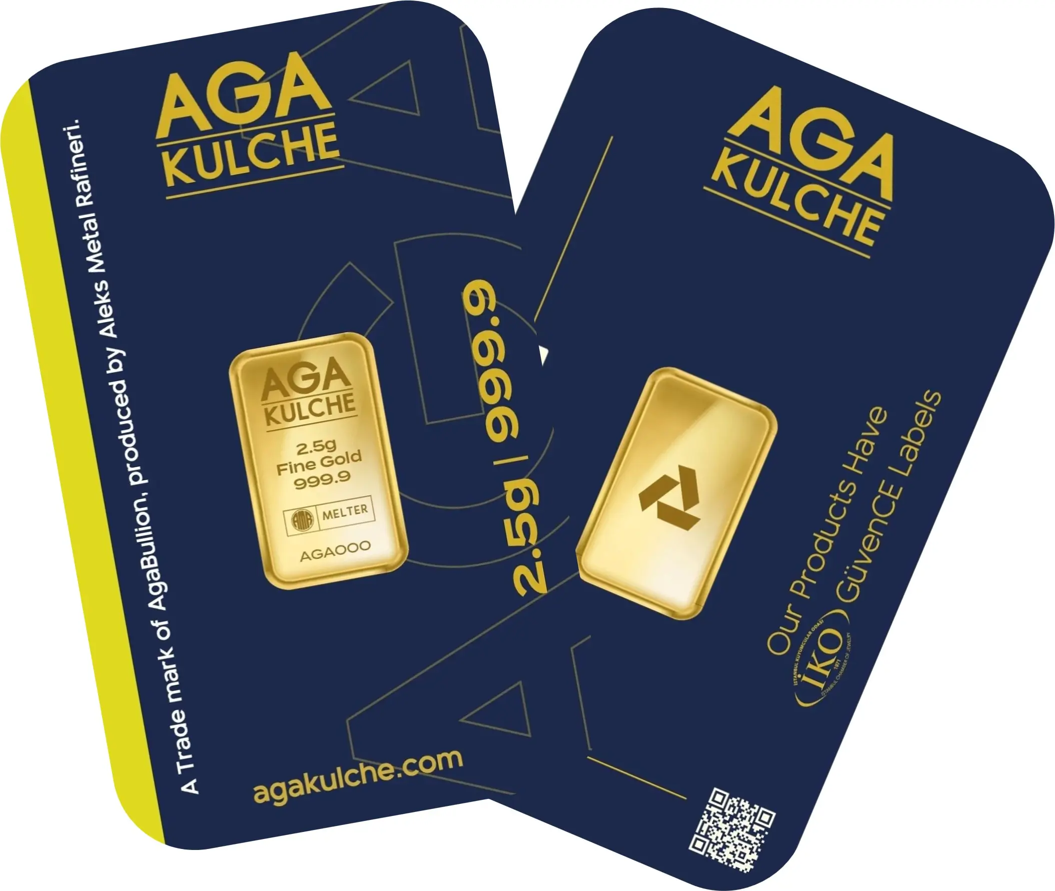 2.5 Gram Gold Bar - AGA KULCHE .9999 - Image 2