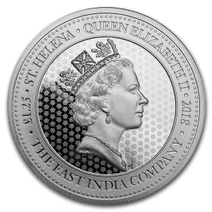 Saint Helena 1.25 oz Silver Rose Crown Guinea BU (Random Year) Saint Helena 1.25 oz Silver Rose Crown Guinea BU (Random Year)