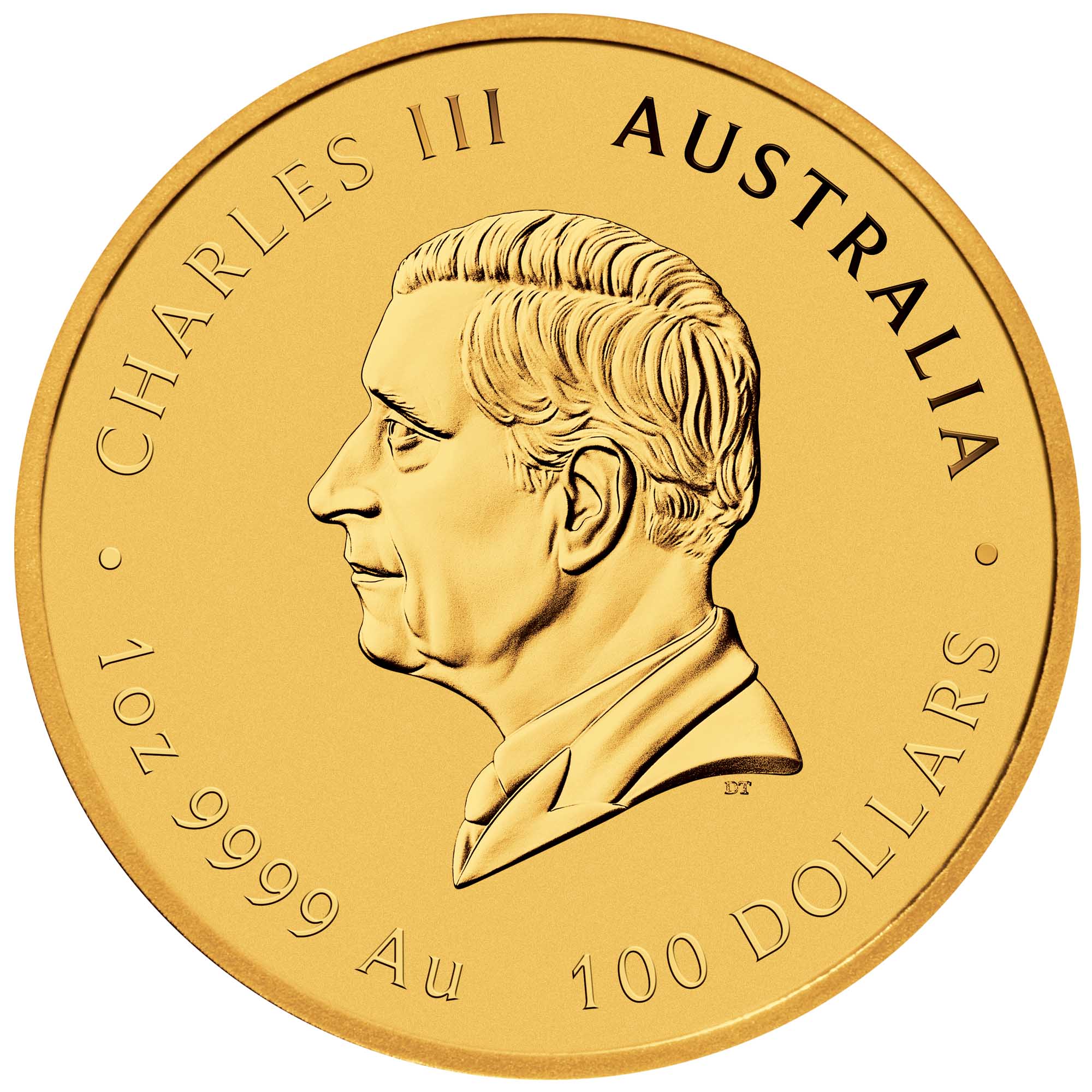 1 oz gold Australian Lunar Series III Year of the Snake coin