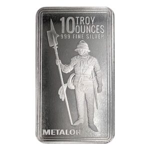 10 oz Metalor Silver Bar 10 oz Metalor Silver Bar