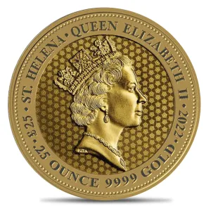St. Helena 1/4 oz Gold Sovereign Coin (Random Year) St. Helena 1/4 oz Gold Sovereign Coin (Random Year)