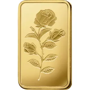 50 Gram PAMP Suisse Gold Bar - Rosa (In Assay) 50 Gram PAMP Suisse Gold Bar - Rosa (In Assay)