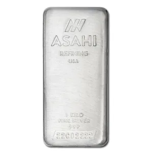 1 Kilo Silver Bar - Random Brand W / Assay 1 Kilo Silver Bar - Random Brand W / Assay