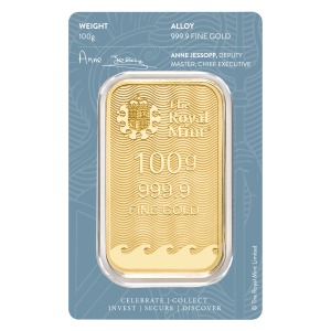 100 Gram Britannia Minted Gold Bar (In Assay) 100 Gram Britannia Minted Gold Bar (In Assay)
