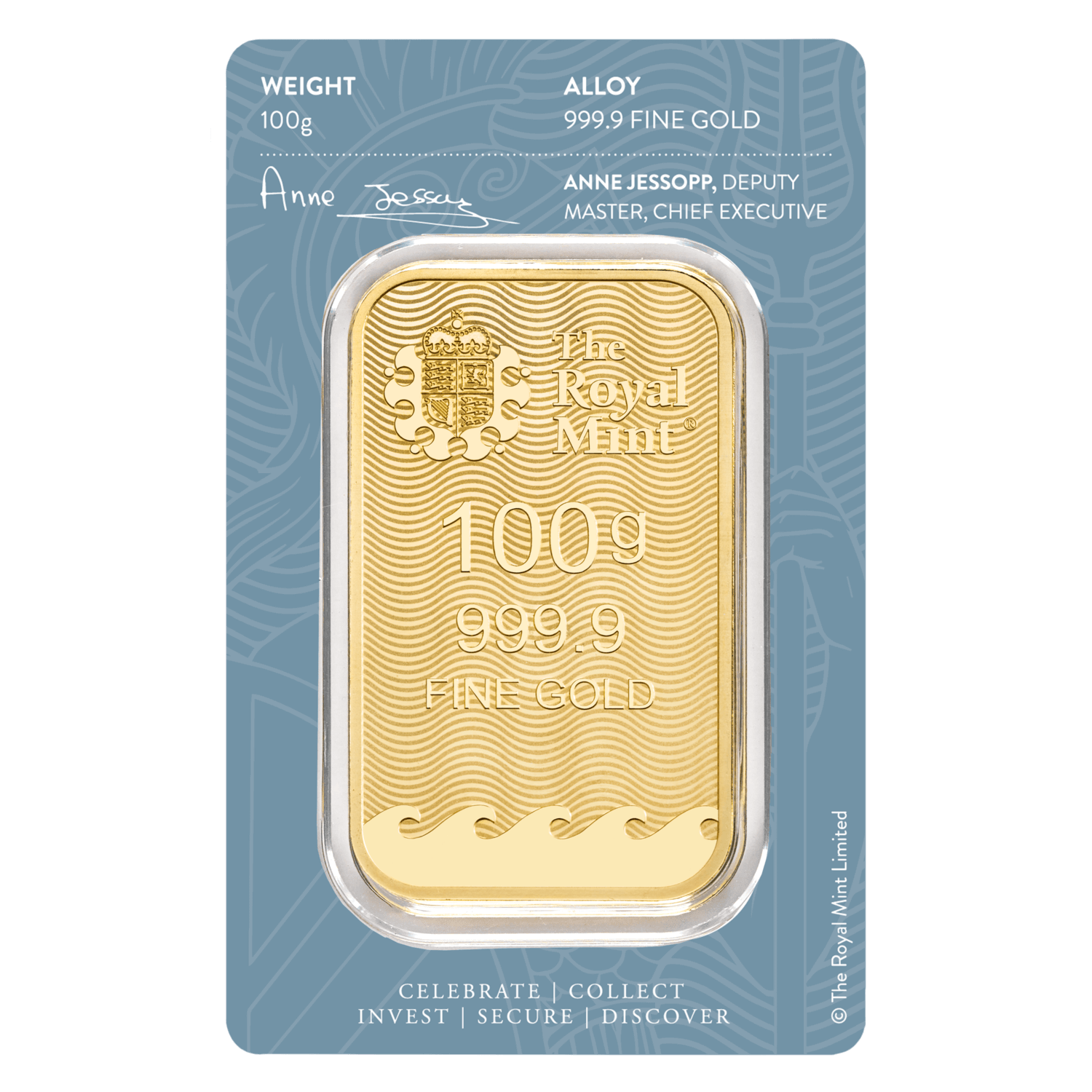 100 Gram Britannia Minted Gold Bar (In Assay) - Image 2