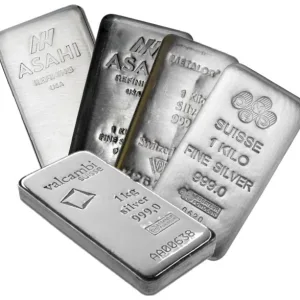 1 Kilo Silver Bar - Random Brand No Assay 1 Kilo Silver Bar - Random Brand No Assay