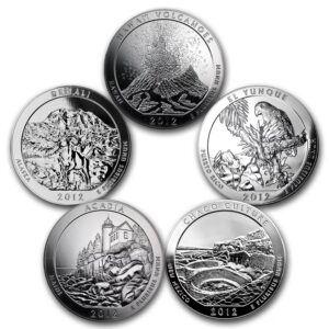 5 Oz Silver Coin - America the Beautiful ATB Random Years 5 Oz Silver Coin - America the Beautiful ATB Random Years