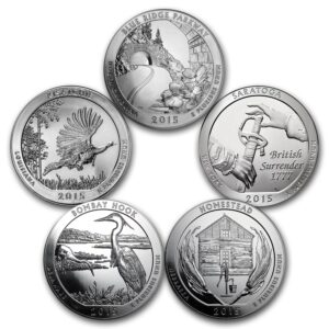 5 Oz Silver Coin - America the Beautiful ATB Random Years 5 Oz Silver Coin - America the Beautiful ATB Random Years