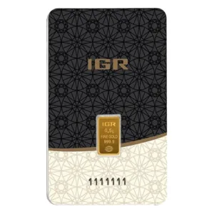 1/2 gram Gold Bar - (IGR) Istanbul Gold Refinery (New with Assay) 1/2 gram Gold Bar - (IGR) Istanbul Gold Refinery (New with Assay)