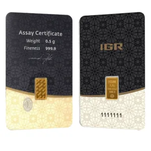 1/2 gram Gold Bar - (IGR) Istanbul Gold Refinery (New with Assay) 1/2 gram Gold Bar - (IGR) Istanbul Gold Refinery (New with Assay)