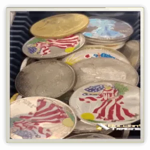 1 oz Silver Low Premium Random Style Coins Varied Condition 1 oz Silver Low Premium Random Style Coins Varied Condition