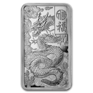 10 oz PAMP Suisse Silver Bar Good Luck Dragon In Assay 10 oz PAMP Suisse Silver Bar Good Luck Dragon In Assay