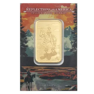 1 oz PAMP Suisse Reflections of America Yellowstone Cowboy (In Assay) 1 oz PAMP Suisse Reflections of America Yellowstone Cowboy (In Assay)